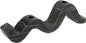 Bloomingville Marble Wave Double Taper Candle Holder, Black