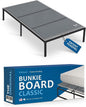 Meliusly Premium 10mm Bunkie Board Twin Size (38x75'') Patent Pending Low Profile Bed Board Design - Breathable, Noise Minimizing, Moisture Resistant Bunkieboards, Low Profile Bed Support
