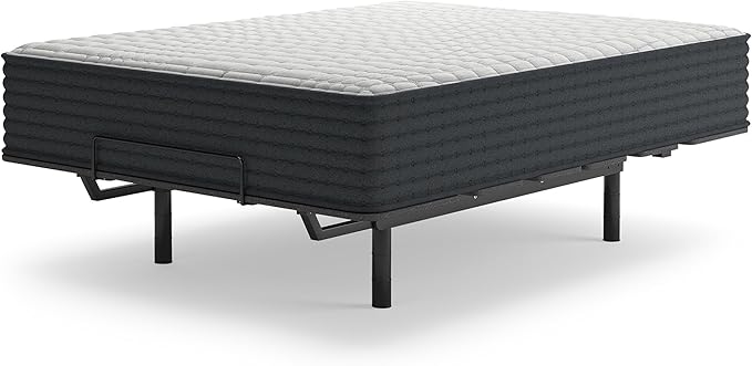 Signature Design by Ashley Hybrid 1200 12" Firm Moisture Wicking Mattress with Charcoal-Infused Gel Memory Foam and Edge Support for Pressure Relief, Temperature Regulating, Twin XL, Fiberglass Free