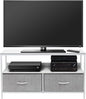 Sorbus TV Stand Dresser with 2 Faux Wood Drawers - Television Riser Chest with Storage - Bedroom, Living Room, Closet, & Dorm Furniture