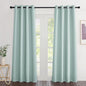 NICETOWN Aqua Blue Curtains 84 inch Length 2 Panels, Grommet Thermal Insulated Window Treatments Light & Sound Reducing Drapes for Living Room/Bedroom, W46 x L84