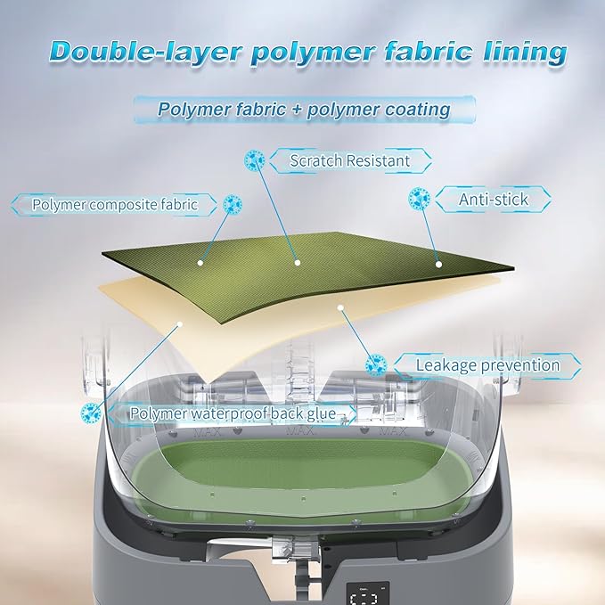 Automatic Self-Cleaning Cat Litter Box with APP-Controlled, Weight Tracking – 86L Ultra-Quiet, Smart Health Monitor, and Safe Anti-Pinch Design (Assembly Required) -Light Grey-Mewly Pet