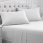 Mellanni California King Sheets Set - 4 PC Iconic Collection Bedding - Hotel Luxury, Extra Soft, Cooling Bed Sheets - Wrinkle, Fade, Stain Resistant (Cal King, Striped White)