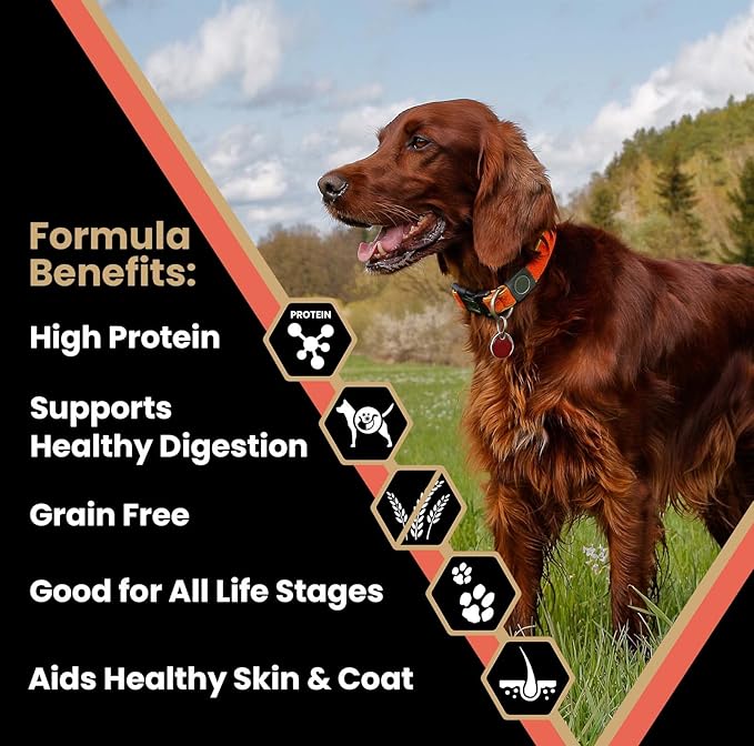 VICTOR Super Premium Dog Food – Grain Free Yukon River Canine – Supports Immune & Digestive Health for Dogs of All Life Stages – High Protein Dry Dog Food for All Normally Active Dogs, 30 lb-Mewly Pet