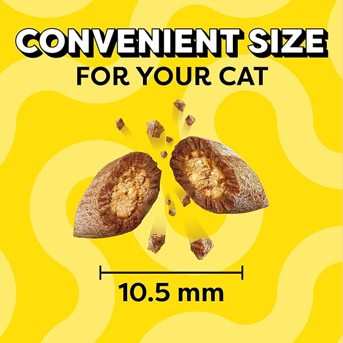 Temptations Classic Crunchy and Soft Cat Treats, Savory Salmon Flavor, 30 oz. Tub-Mewly Pet