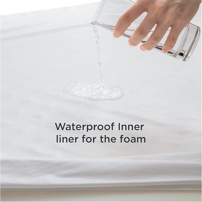 Bedsure Orthopedic Dog Beds for Small Dogs - Washable Small Dog Cat Bed Waterproof, Comfort Pet Couch Sofa with Washable Removable Cover, Pets Bed with Nonskid Bottom, Black, 24"-Mewly Pet