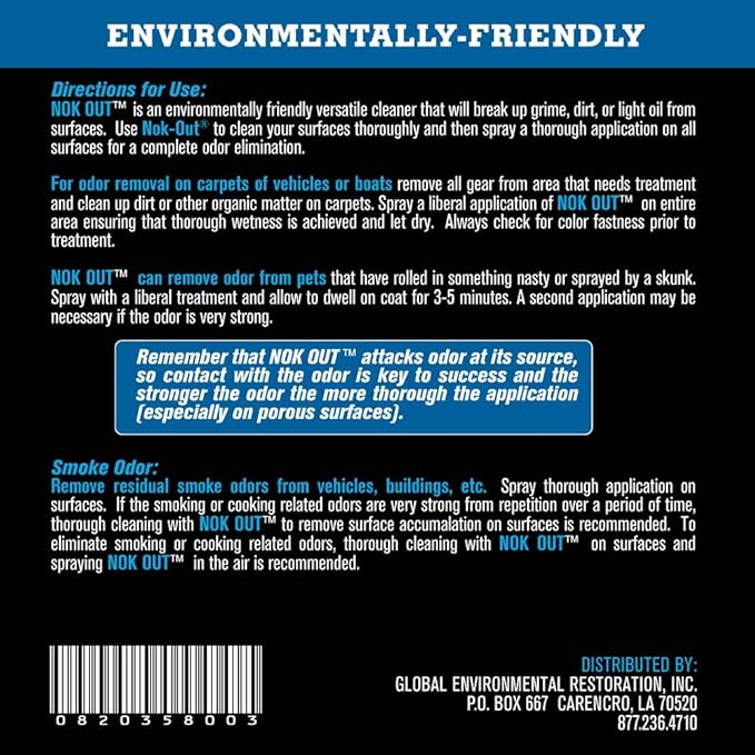 NOK OUT Odor Remover, Pet Deodorizer and Cleaning Spray, Made in the USA, 32 Fluid Ounce Spray-Mewly Pet