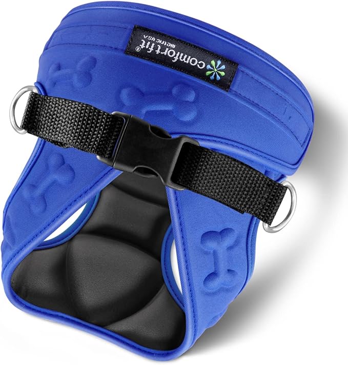 Comfort fit All Weather Step-in Dog Harness - Adjustable Small Dog Harness Medium Sized Dogs - Soft Padded Easy Walk Dog Vest Harnesses-Mewly Pet