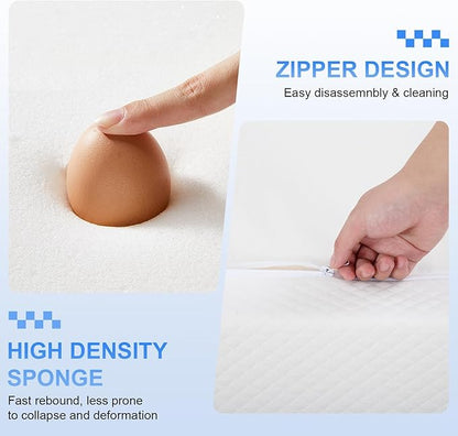 PayLessHere 8 Inch Gel Memory Foam Mattress Medium Firm Mattresses CertiPUR-US Certified Bed-in-a-Box Pressure Relieving California King Size,Fiberglass Free，White