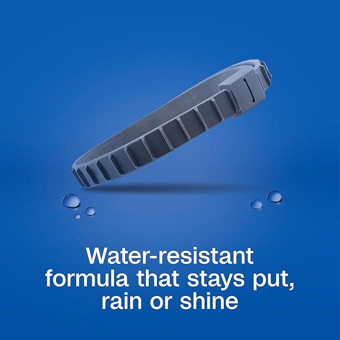Adams Flea & Tick Collar Plus for Dogs & Puppies |2 Pack |12-Month Protection |One Size Fits All Dogs & Puppies 12 Weeks and Older |Kills Fleas and Ticks |Repels Mosquitoes (excluding California)-Mewly Pet