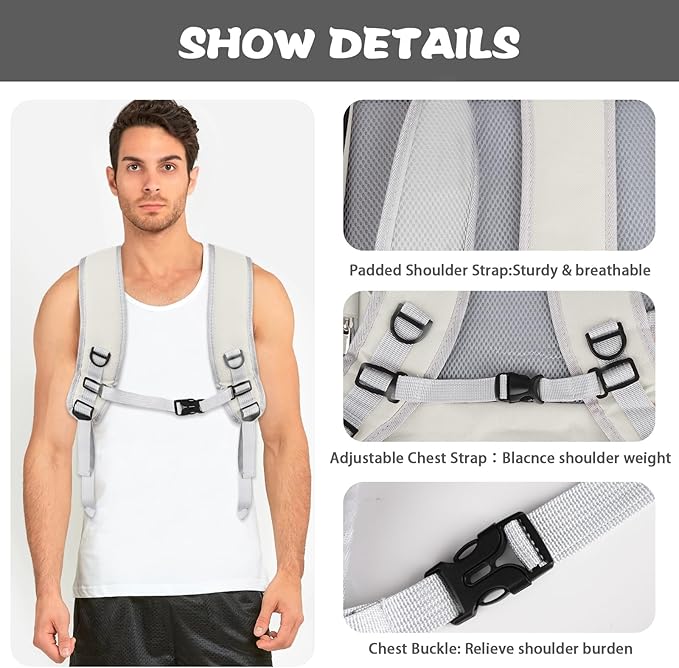 Cat Backpack Carrier,Pet Carrier Airline Approved for Small Dog Cat Puppy Kitten Bunny,Ventilated Mesh Design Animal Backpack for Hiking Camping Travel Bag (Creamy White)-Mewly Pet