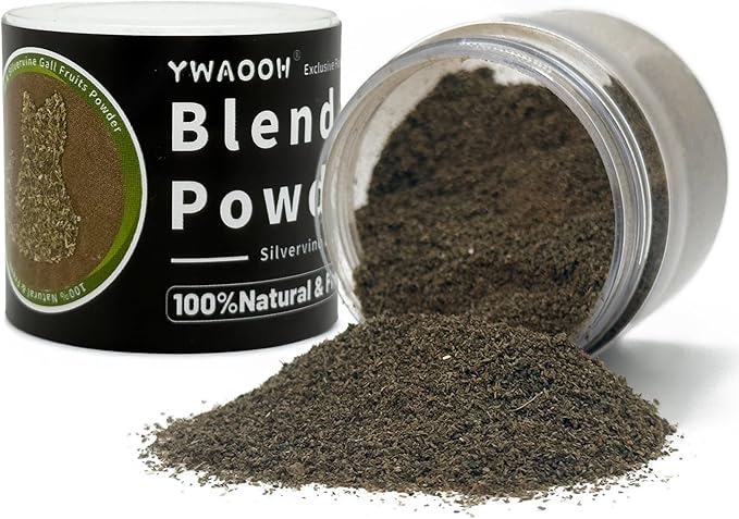 Catnip & Silvervine Powder – 15g Blend of Silver Vine Gall Fruit & Pure Catnip, Non-Addictive, Suitable for All Cat Ages, Multi-Play Use for Cat Toys, Scratchers & Protecting Furniture-Mewly Pet