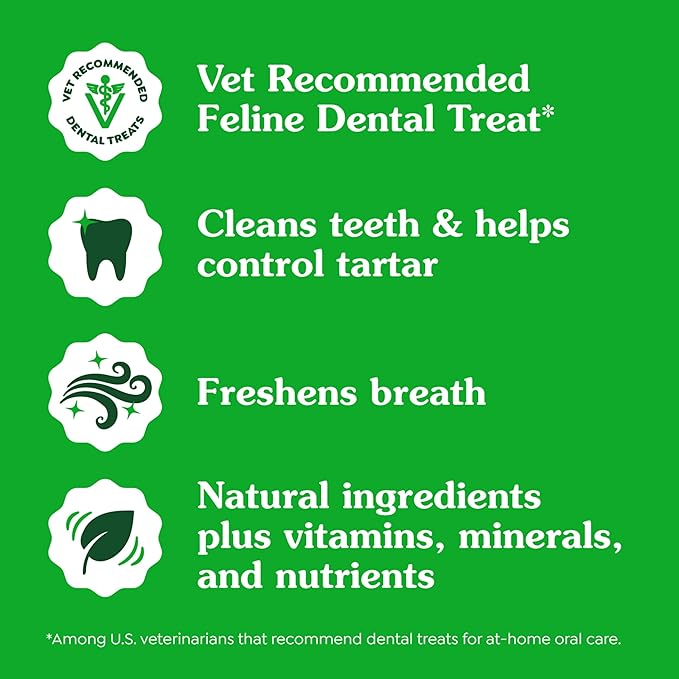 Greenies Feline Dental Cat Treats, Catnip Flavor, 21 oz. Tub-Mewly Pet