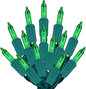 PREXTEX 100 Count Green Christmas Lights - 20 ft Warm Twinkle String Lights with Green Wire for Indoor and Outdoor Holiday Decor, Christmas Trees, Patios and More