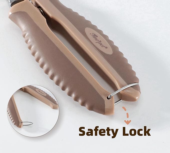 Dog Nail Clippers for Medium or Large Dogs Pet Nail Trimmers Pet Grooming Clippers with Safety Guard to Avoid Over Cutting M-Mewly Pet