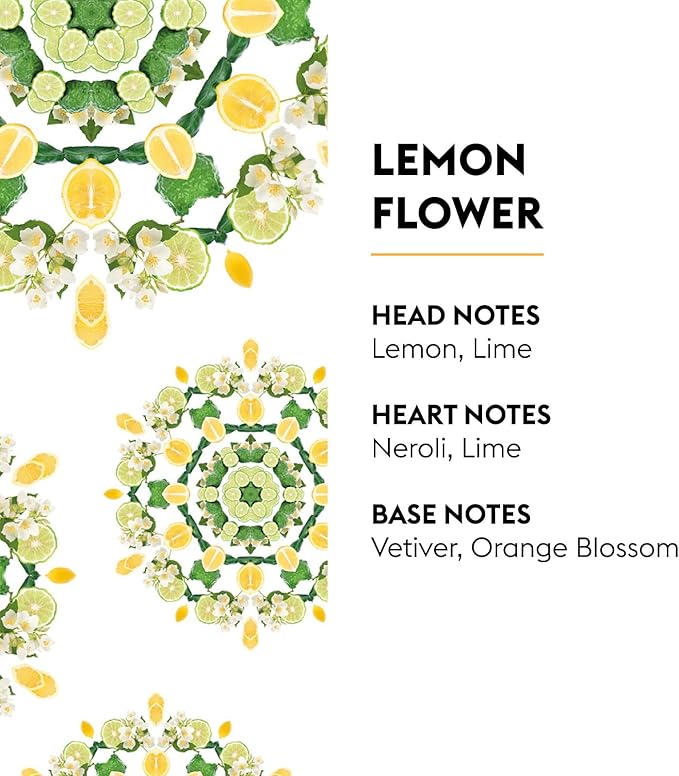 MAISON BERGER - Lemon Flower - Lampe Berger Fragrance Refill for Home Fragrance Oil Diffuser - 16.9 Fluid Ounces - 500 milliliters