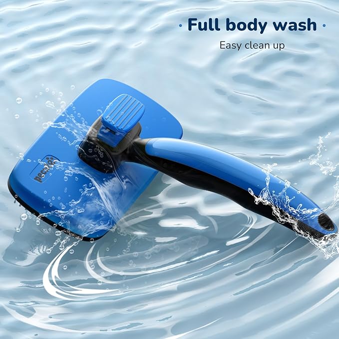 Pecute Self-Cleaning Slicker Brush for Dogs, Cats, Lightweight Dog Brush for Shedding Massaging Grooming, Cat Brush Gently Removes Loose Fur Undercoat for Dogs Cats Rabbits of All Hair Types-Mewly Pet