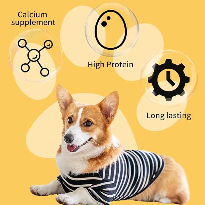 ASMPET Dog Treats Chews, Chicken Wrapped Beef Cartilage, Rawhide Free & Grain Free Dog Snacks 10.6 oz-Mewly Pet