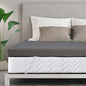 VALUXE 3 Inch Gel Memory Foam Mattress Topper Full Size High Density Cooling Pad Pressure Relief Bed Topper Grey (with Removable & Washable Bamboo Cover)