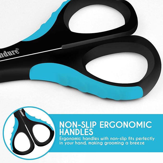 Candure Cat Nail Clipper Stainless Steel Cat Claw Trimmers for Rabbits, Guinea Pigs, Birds, Puppies, Kittens and Small Animals Pet Nail Clipper for Professional and Home Use (Blue)-Mewly Pet