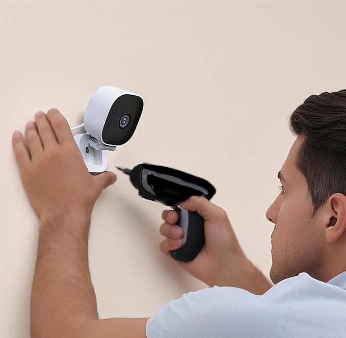 Indoor Cameras for Home Security with Color Night Vision & Siren, 2-Way Audio for Pet/Dog/Baby/Nanny, 2.4GHz WiFi Camera, Cloud & SD Card Storage-Mewly Pet