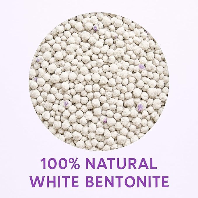 Lavender Scented Clumping Cat Litter – 17.2 lb / 9L, Dust-Free, Odor Control-Mewly Pet