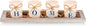 Romadedi Farmhouse Centerpiece Candle Holder Decor - Rustic Wooden Tray with 4 Glass Tealight Candles Holders for Coffee Table Home Decorations Living Room Fireplace Kitchen Housewarming Gifts