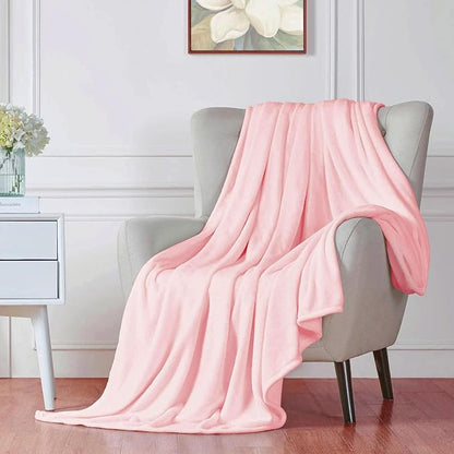 Walensee Fleece Blanket Plush Throw Fuzzy Lightweight (King Size 108x90 Pink) Super Soft Microfiber Flannel Blankets for Couch, Bed, Sofa Ultra Luxurious Warm and Cozy for All Seasons