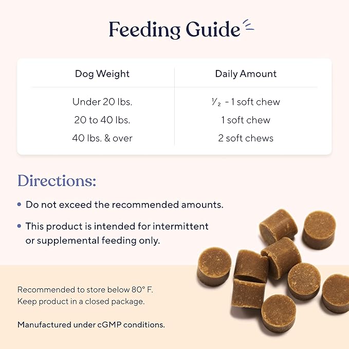 Pawfy Probiotics for Dogs | Supports Digestive Health, Diarrhea for Small and Large Dogs | Improves Gut Health | Anti Yeast Supplements | Promotes Skin Health and Seasonal Allergies Support - 30 Chews-Mewly Pet