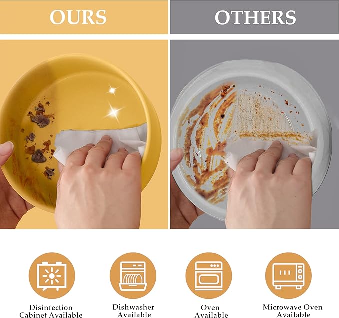 SPUNKYJUNKY 15° Slanted Ceramic Dog and Cat Bowl with Wooden Stand, Tilted Bulldog Food and Water Bowl No Slip Non-Spill for Cats Medium Dogs Big Face Pets 28.7 OZ (3.6 Cups, Yellow)-Mewly Pet