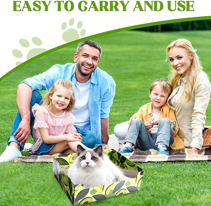 CONLI 30 PCS Disposable Litter Boxes for Cats, Foldable Waterproof Kitten Litter Box Low Entry, Portable Litter Box for Cats Small Pets Animals Travel Needs-Mewly Pet