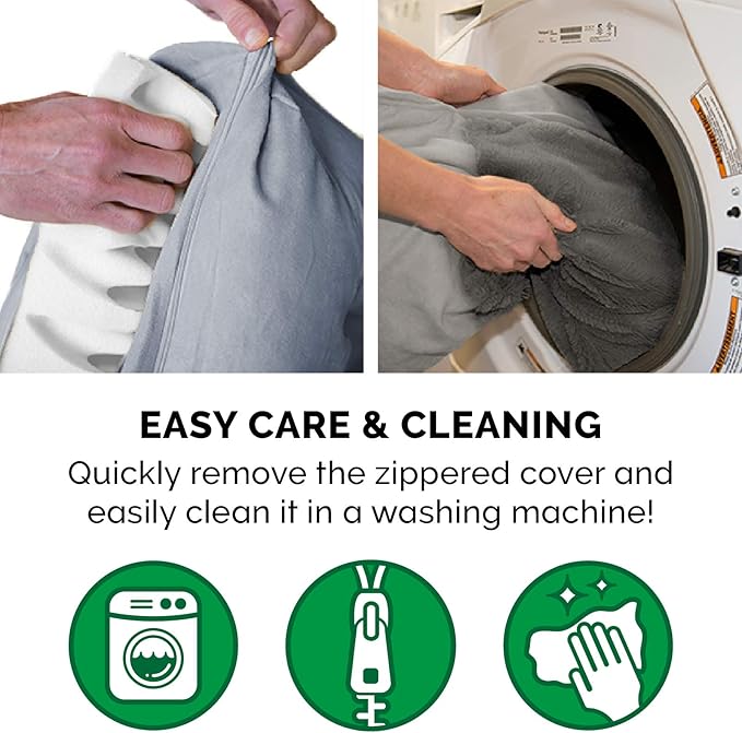 Furhaven Orthopedic Dog Bed for Large Dogs w/ Removable Bolsters & Washable Cover, For Dogs Up to 95 lbs - Plush & Suede Sofa - Gray, Jumbo/XL-Mewly Pet