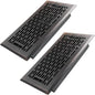 4x8 Inches 2 Pack Heavy Duty Walkable Floor Register - Easy Adjust Air Supply Lever Decorative Floor Vent Covers, Boston Design Vent Covers for Home - Oil Rubbed Bronze
