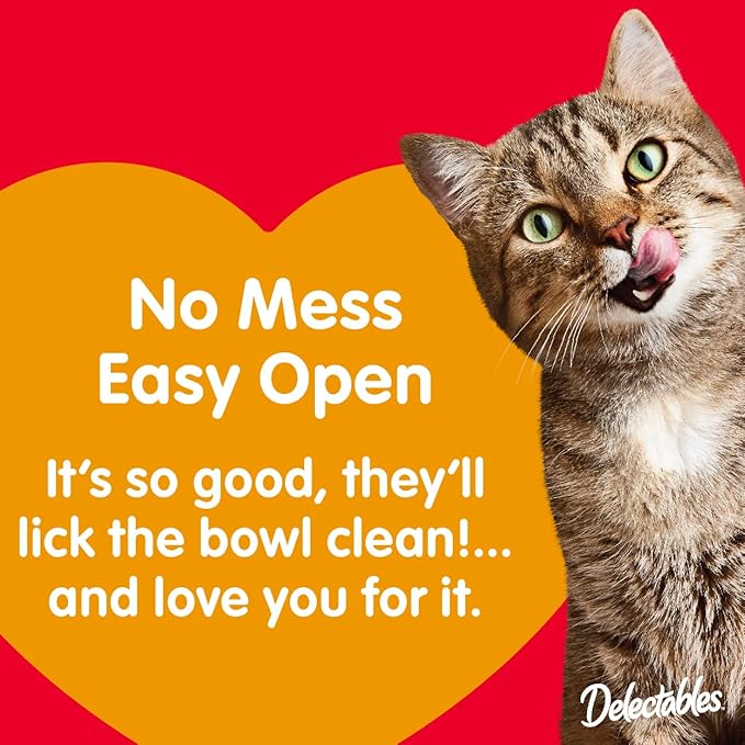 Hartz Delectables Stew Senior Lickable Wet Cat Treats, Multiple Flavors 1.4 Ounce (Pack of 12)-Mewly Pet