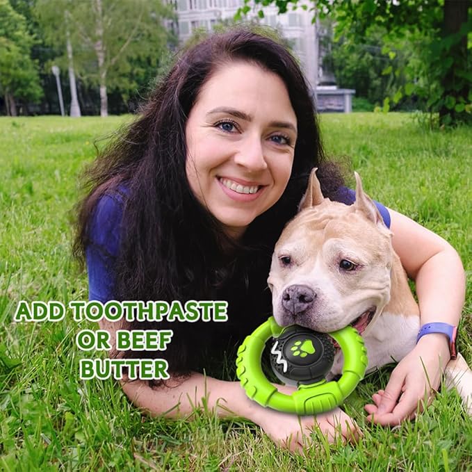 Dog Toys for Aggressive Chewers Large Medium Small Breed Indestructible Durable Tough Squeaky Dog Chew Toys to Keep Them Busy Nylon Rubber Interactive Dog Toys-Mewly Pet
