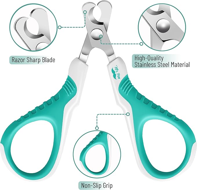 Mr. Pen- Cat Nail Clipper, Sky Blue Cat Nail Trimmer, Cat Nail Clippers, Cat Claw Clippers, Cat Clippers for Nails, Pet Nail Clippers, Kitten Nail Clipper, Small Dog Nail Clipper Cat Claw Trimmer-Mewly Pet