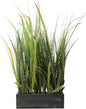 SAROSORA Artificial Plants 22" Tall for Garden Indoor Greenery Tabletop Decor Home Fake Grass | Fauk Plants (1, 22")