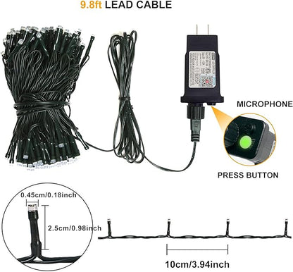 Smart WiFi LED Christmas Lights, APP-Controlled RGB Fairy String Lights, Ideal for Xmas Tree, Garden, Home, Party, Halloween Festival Deco (99ft-300LED)