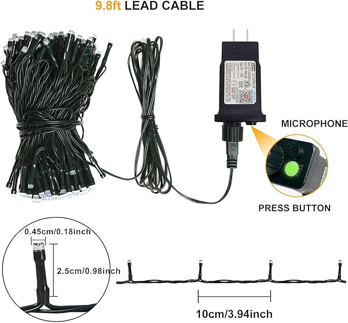 Smart WiFi LED Christmas Lights, APP-Controlled RGB Fairy String Lights, Ideal for Xmas Tree, Garden, Home, Party, Halloween Festival Deco (66ft-200LED)