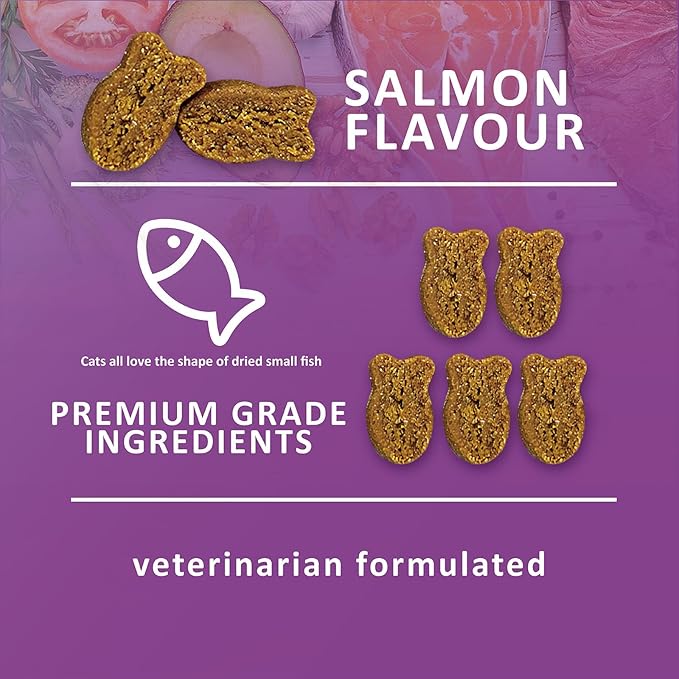 Hairball Treats for Cats - Hairball Remedy Chews with Omega 3&6, Psyllium Husk, Zinc & Biotin - Salmon Flavor for Hairball Control, Digestive Health & Skin Support, 100ct (ND-044)-Mewly Pet