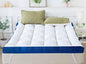WhatsBedding 5 Inch Memory Foam Full Size Mattress Topper 100% Cotton Top, Filled with Breathable & Soft Memory Foam Pillow Top,4 Elastic Straps, 75x54x5 Inch, Full