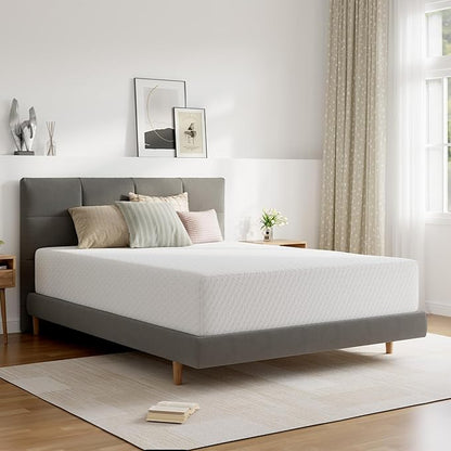 Novilla Full Size Mattress, 10 Inch Memory Foam Mattress Full for Supportive & Pressure Relief, Removable Washable Cover,CertiPUR-US Certified Mattresses in a Box, Firm