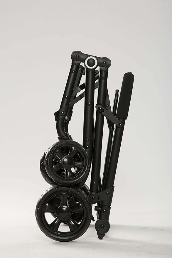 Pet Stroller with 2 Detachable Carriers, Folding Design, Large Capacity for Cats and Small Dogs, Navy, Medium-Mewly Pet