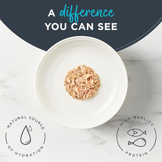 Reveal Natural Wet Cat Food, 24 Count, Grain Free, Limited Ingredient Canned Food for Cats, Ocean Fish in Broth, 2.47 oz Cans-Mewly Pet