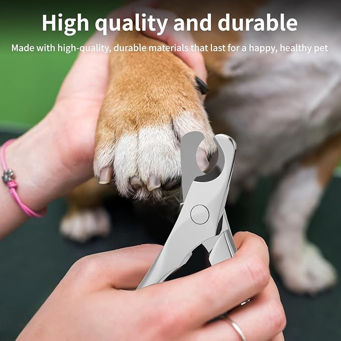 Dog Nail Clippers & Trimmers with Safety Guard - Heavy Duty Pet Nail Clippers for Large, Medium, Small Dogs & Cats-Mewly Pet