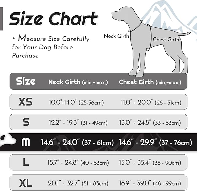 Eagloo Dog Harness Medium Sized Dog, No Pull Service Vest with Reflective Strips and Control Handle, Adjustable and Comfortable for Walking, No Choke Pet Harness with 2 Metal Rings, Black, M-Mewly Pet