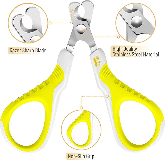 Mr. Pen- Cat Nail Clipper, Lime Green, Cat Nail Trimmer, Cat Nail Clippers, Cat Claw Clippers, Cat Clippers for Nails, Pet Nail Clippers, Kitten Nail Clipper, Small Dog Nail Clipper Cat Claw Trimmer-Mewly Pet