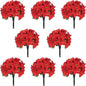 16 Pack Poinsettia Flowers Artificial Christmas Decorations, Red Poinsettia Flowers for Christmas Tree, Velvet Poinsettias Artificial Flowers for Xmas Decor DIY for Home Vase Indoor Outdoor Garden