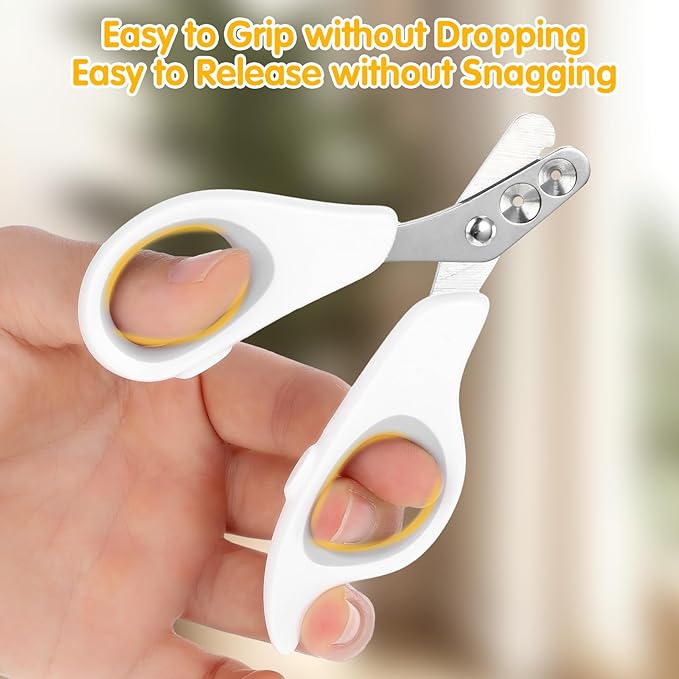 Cat Nail Clippers with Circular Cut Hole, Dogs Pets Nail Clippers & Trimmers Puppy Nails Clipper Cat Claw Trimmer with Safety Guard -Avoid Over Cutting Pet Nails Clipper for Novice Pet Families-Mewly Pet