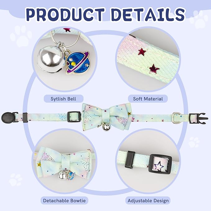 Cat Cone Collar Soft, Adjustable Protective Cats Neck Recovery Cones After Surgery-Mewly Pet